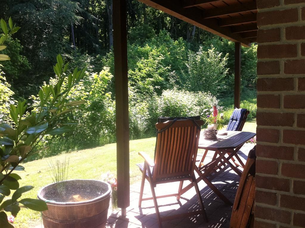 Ferienwohnung Haus am Wald Klingberg Exterior foto