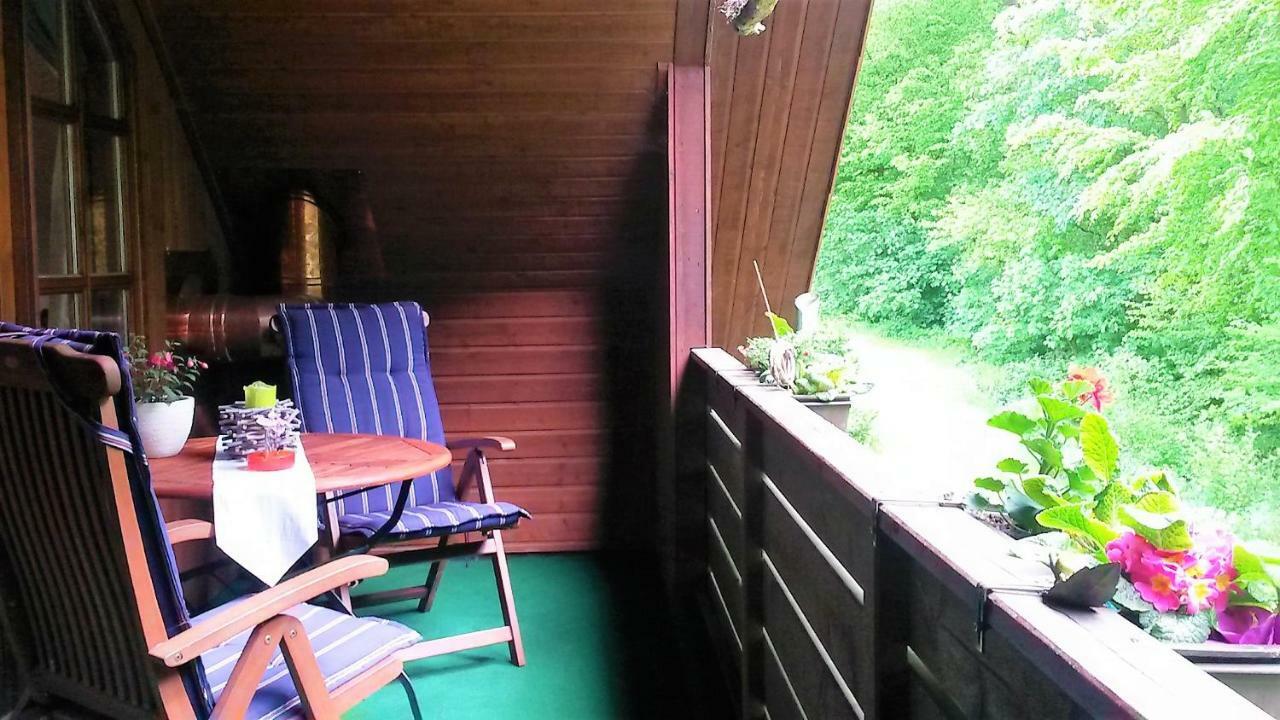 Ferienwohnung Haus am Wald Klingberg Exterior foto
